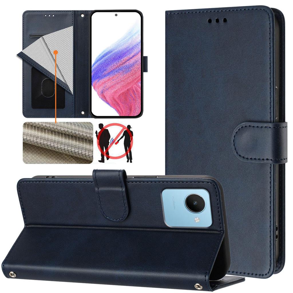 Роскошный магнитный кожаный кошелек-книжка для Realme C33 C30s C25s C21Y C20 C17 C15 C12 C11 Ударопрочный чехол с подставкой