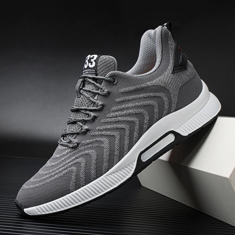 Golden Sapling 2025 Spring Invisible Heighten Men's Shoes Breathable and Comfy Air Mesh Leisure Sneakers Man Footwear