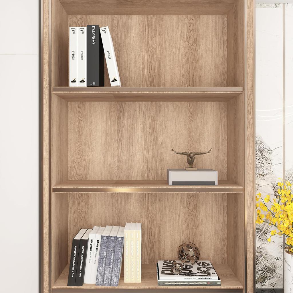 TOTIO Walnut Wood Grain Remake Ultra Wide Brown Wood Grain Wallpaper Oil Heat Light Brown Wood Grain Cutting Kitchen Bathroom Decoration Stylish