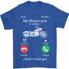 My Motorcycle Is Calling Biker Motorbike Unisexs TShirt 100 Cotton