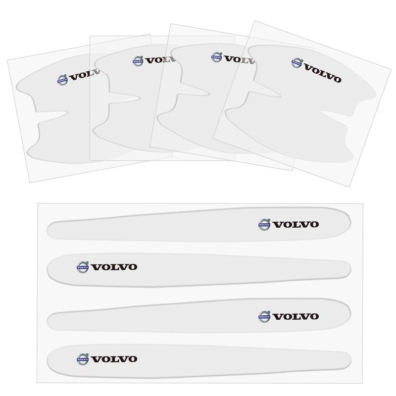 8Pcs Car Door Handle Stickers Scratches Resistant Protector Film For Volvo XC90 V90 V60 XC60 V40 S80 S60 S90 C40 XC40 V70 XC70 C