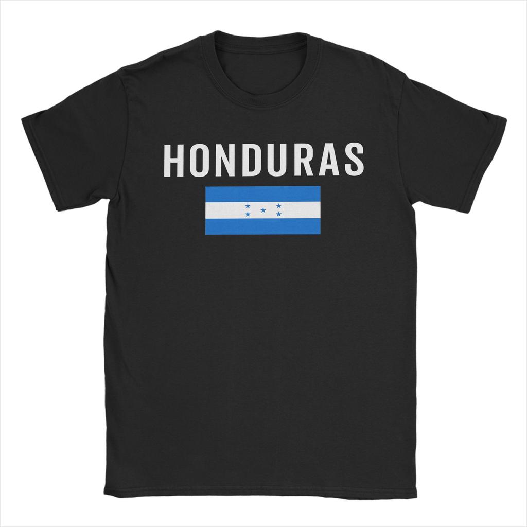 Unisex Honduras Flag T Shirts Cotton Tops Awesome Short Sleeve Crew Neck Tee Shirt Printing TShirt
