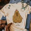 Capybara Tee Unisex Comic Graphic Harajuku Tee Female Comic Y2k Designer Clothes