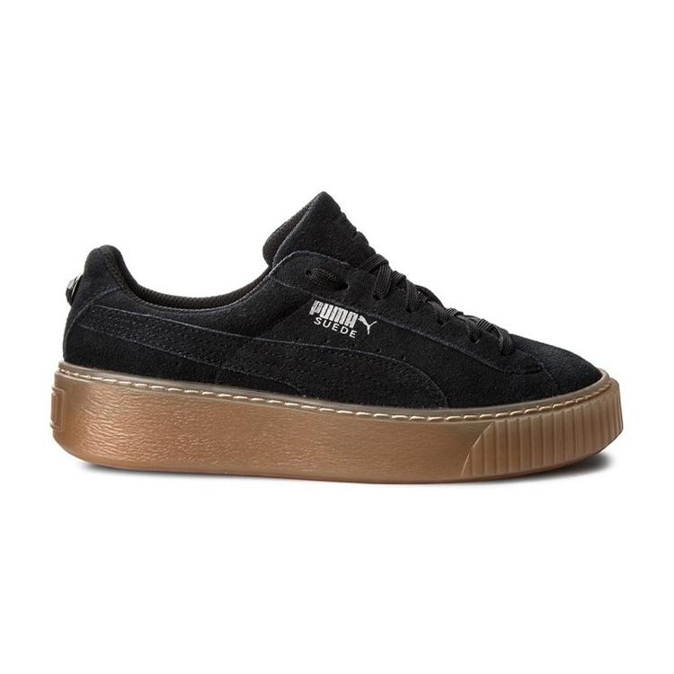 (GS) PUMA Platform Jewel 'Black Gold' Kids' 365131-03