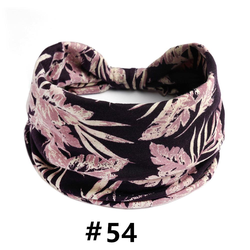 Женские повязки на голову в стиле бохо, хлопковые широкие тюрбаны, повязки на голову, нескользящие эластичные спа-повязки для тренировок, йоги, повязки на голову, банданы для бега, аксессуары для волос