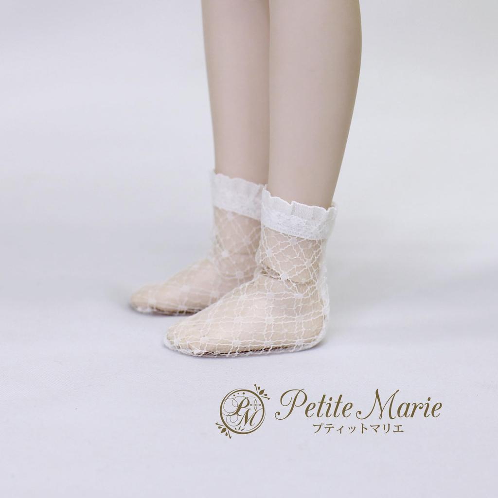[Petite Marie] Прозрачные и мягкие носки с блестками, совместимые с куклами BJD масштаба 13, Белые, Одежда для кукол 40 см [Petite Marie] [№0209]