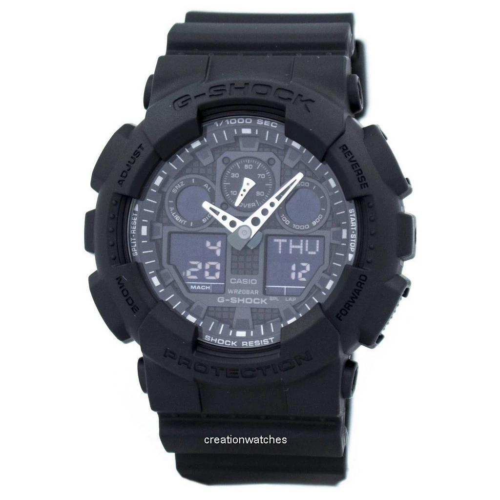 Casio G-Shock GA-100-1A1 GA100-1A1 Ударопрочные мужские часы 200M