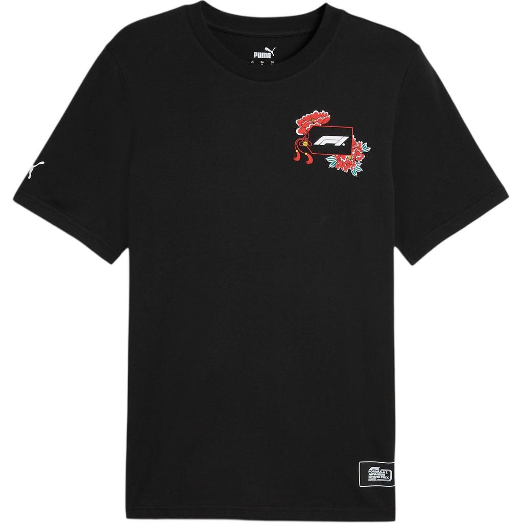 Новая мужская футболка PUMA F1 FW24 черная 628316-01