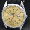АВТОМАТИЧЕСКИЕ ВИНТАЖНЫЕ ОТРЕМОНТИРОВАННЫЕ МУЖСКИЕ ЧАСЫ SEIKO 5 ЯПОНИЯ ЗОЛОТОЙ ЦИФЕРБЛАТ a444671-1
