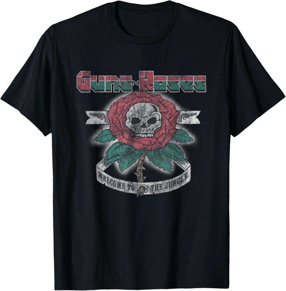 Официальная футболка Guns N' Roses 1987 Welcome To The Jungle