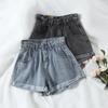 Summer High-waist Loose  Jeans Shorts Women Versatile Edge Casual Pants Women Clothing Jeans