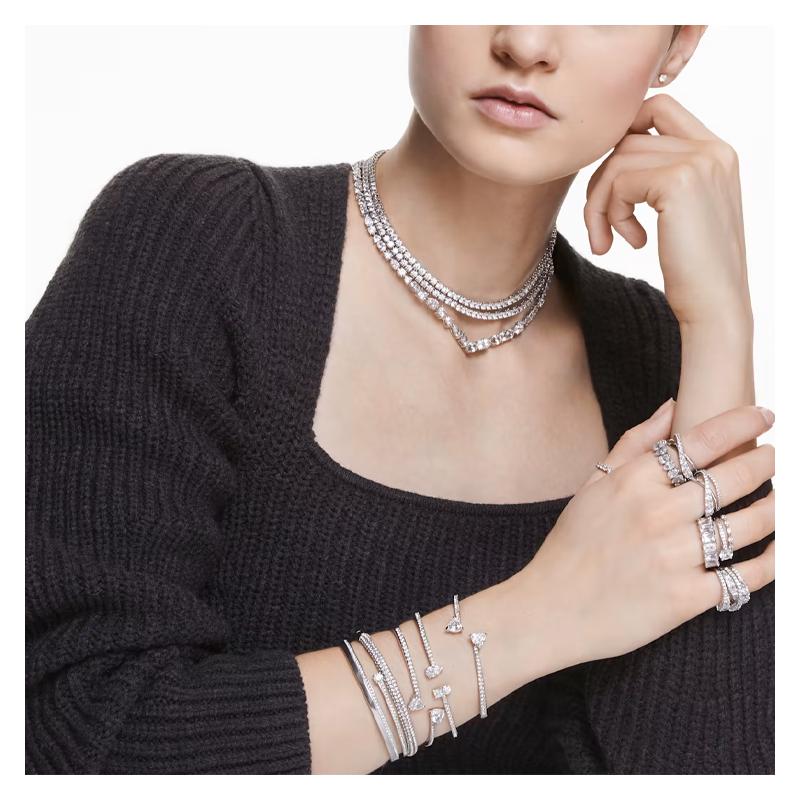 Swarovski Mixed Cut Fashion Classic Ring Women's Silver 5584654