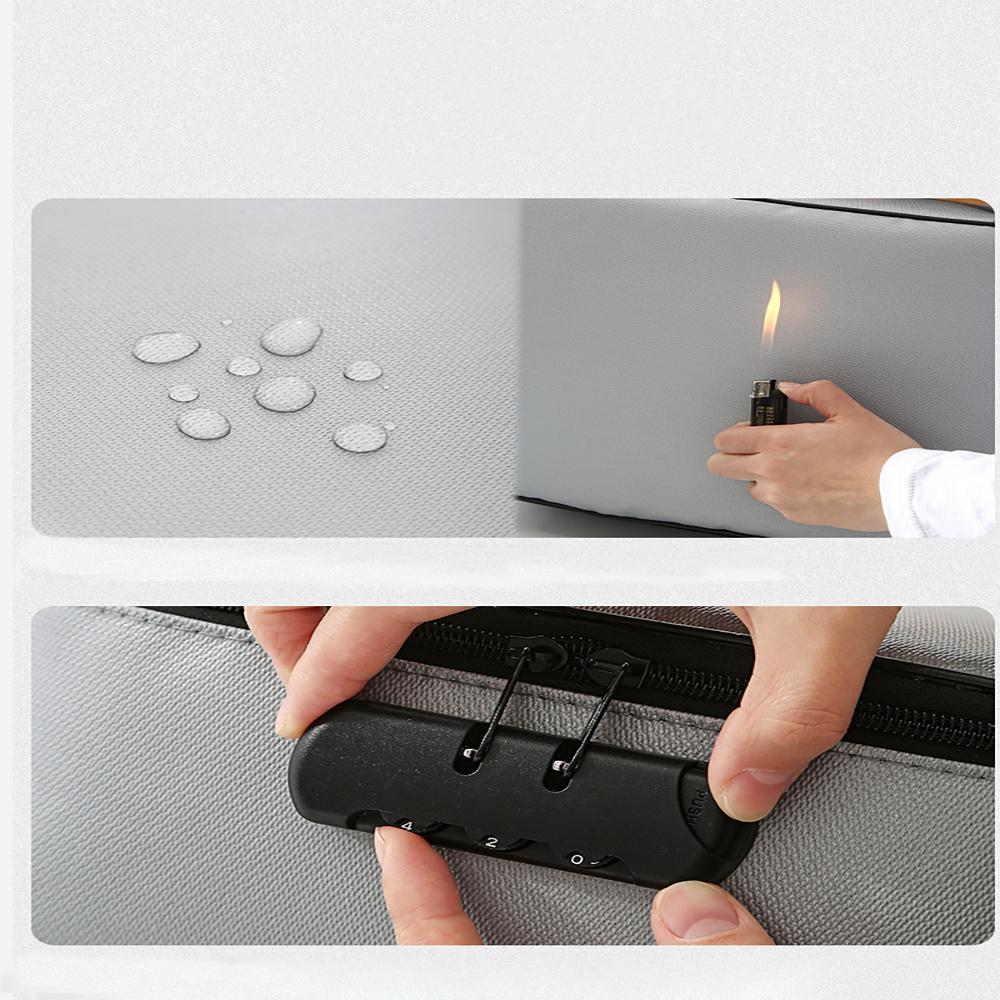 Сумка для хранения документов Папка для документов Обложка для паспорта Органайзер для кредитных карт Портфель Чехол на колесиках Сумка Водонепроницаемая коробка для пароля