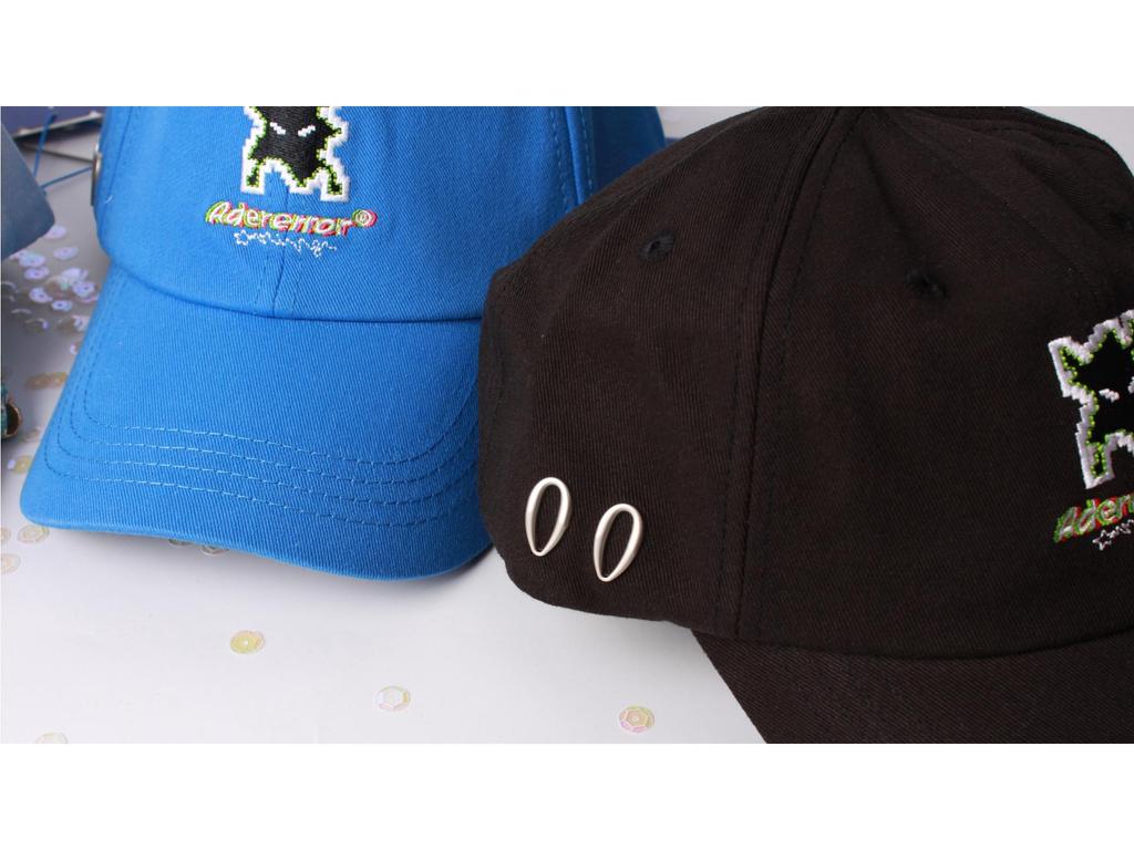 Маленький монстр Ader Вышитая повседневная бейсболка в корейском стиле - Модная унисекс бейсболка с надписью и козырьком