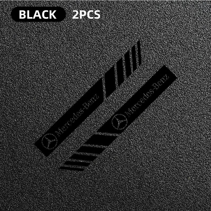 2 шт. Автомобильная наклейка Цветная полоса Гоночные полосы Декор бокового зеркала заднего вида Наклейка для Mercedes Benz AMG A B C E S CLA GLA GLB Класса