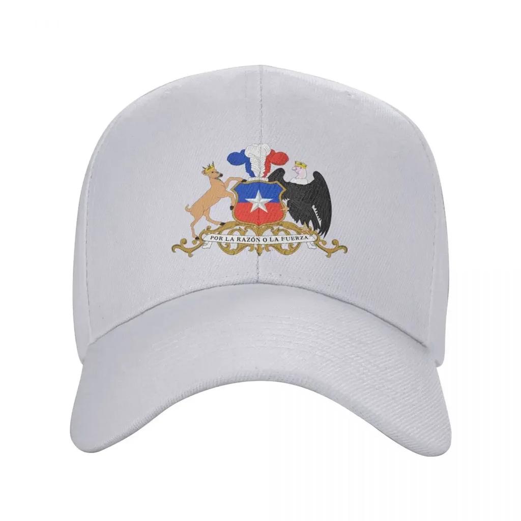 Personalized Coat Of Arms Of Chile Baseball Cap Sun Protection Unisex Womens Adjustable Chilean Flag Dad Hat Spring Snapback