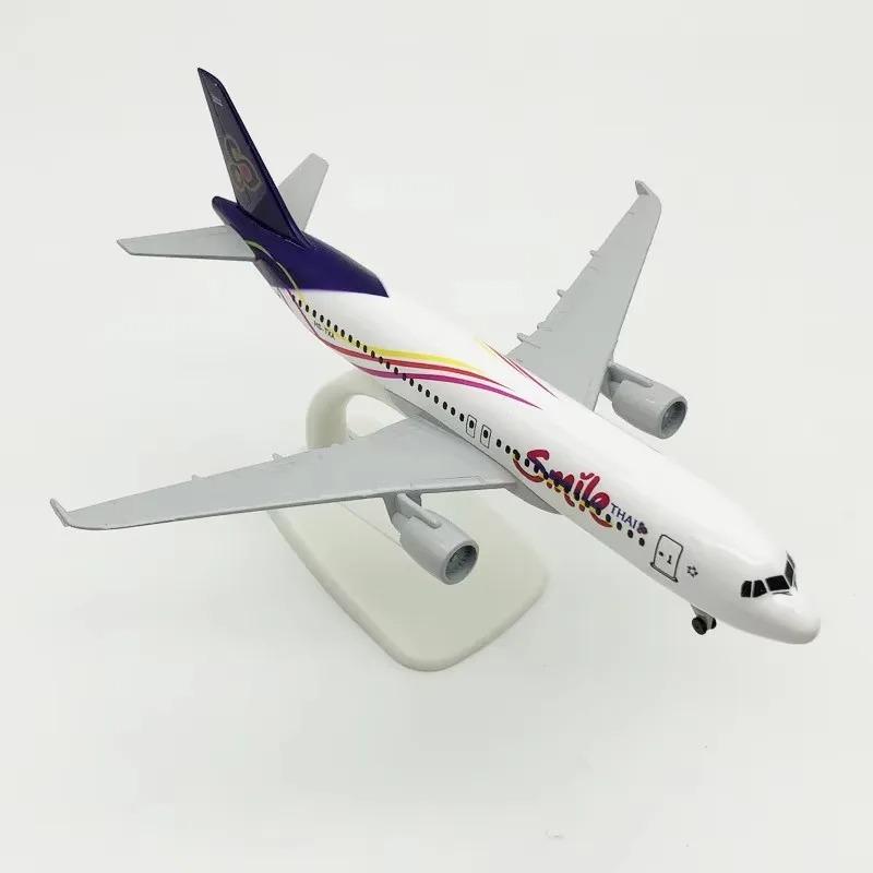 16/20 см Литой металлический модель самолета Thailand Airways A320, Thai Bangkok A380 B747 B777 Модели самолетов Игрушки для коллекции