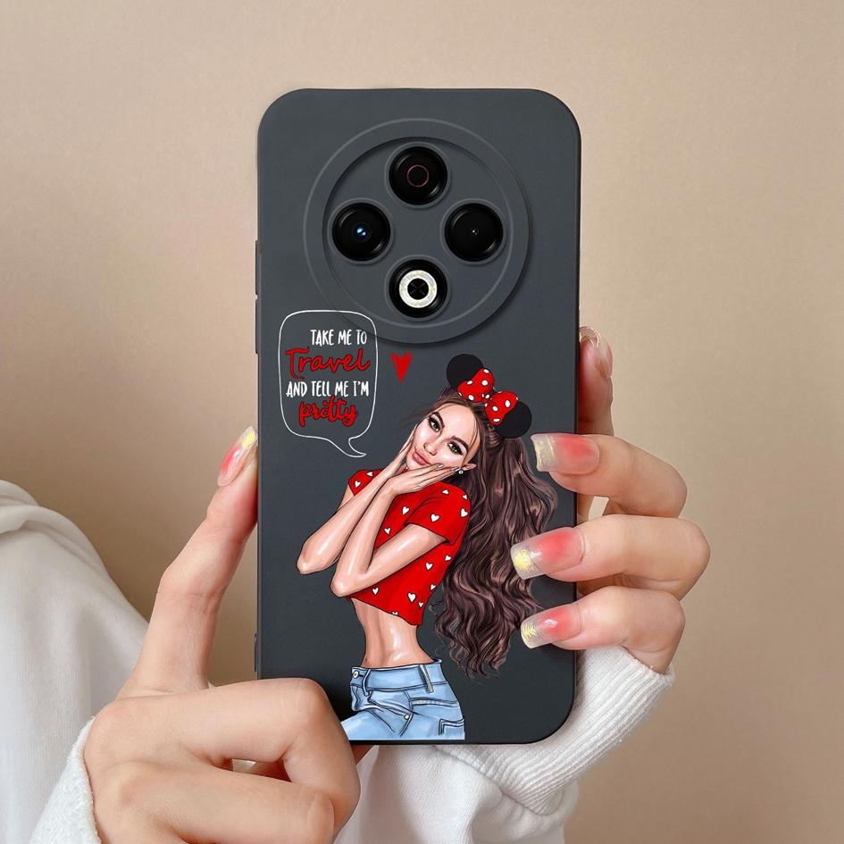 Чехлы Cool Boy для Tecno Pop 9 Camon 30S Sprak 20 30 Pro 30C Spark GO 1 2025 4G 5G Bumper Sweet Girl Covers Мягкий силиконовый чехол премиум-класса для Tecno