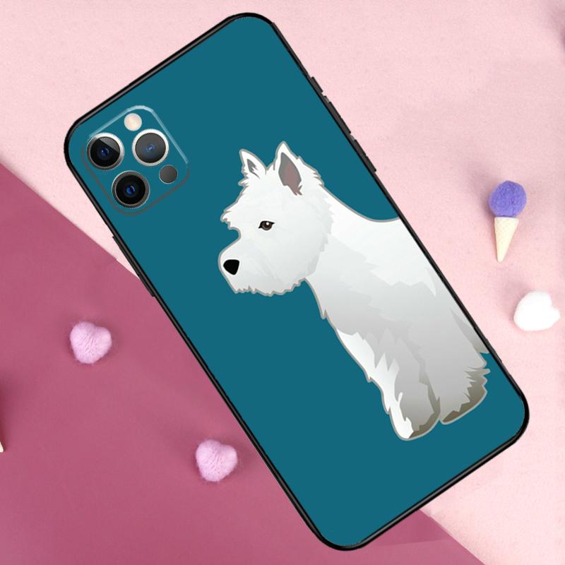 Чехол для телефона Westie Scottie Шотландский терьер Для iPhone 13 14 15 16 Pro Max Plus 11 12 Pro Max 7 8 X XS XR 12 13 Mini Чехол