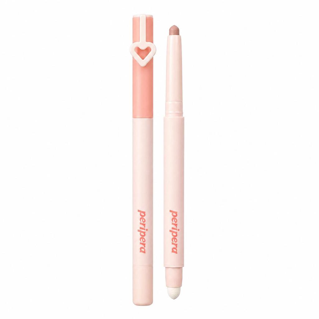 Peripera Стикер для век Mood In Shade с шиммером и глянцем 0,75 г #P06 Туманный персик