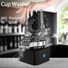 Автоматический ополаскиватель для стекла, мощная мойка для чашек для кухонной мойки, очиститель для детских бутылочек из нержавеющей стали, мойка для чашек для раковины с щеткой