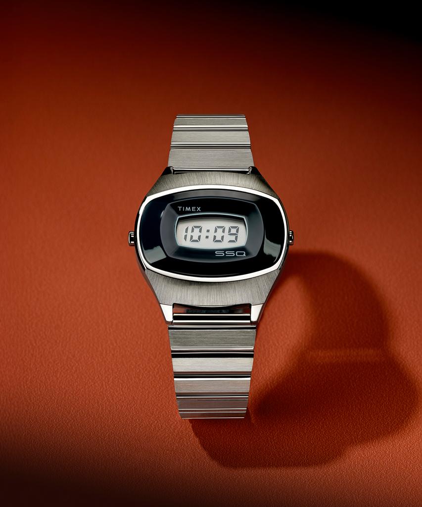 Taimaegseu Q Timex 1975 Ssq Reissue Цифровые часы 38 мм