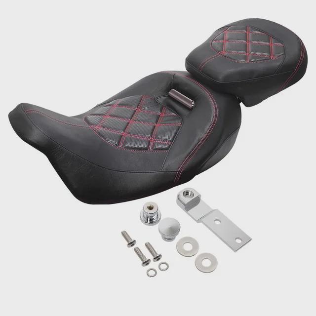 Подходит для моделей Harley CVO Street/Road Glide, Road King 2009-2021 гг.; Модифицированные двухслойные подушки передних/задних сидений.