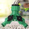 2-Way Garden Tap Water Splitter 3/4" Female Thread Garden Hose Y Type Watering Adjustable Switch Water Controller Valve