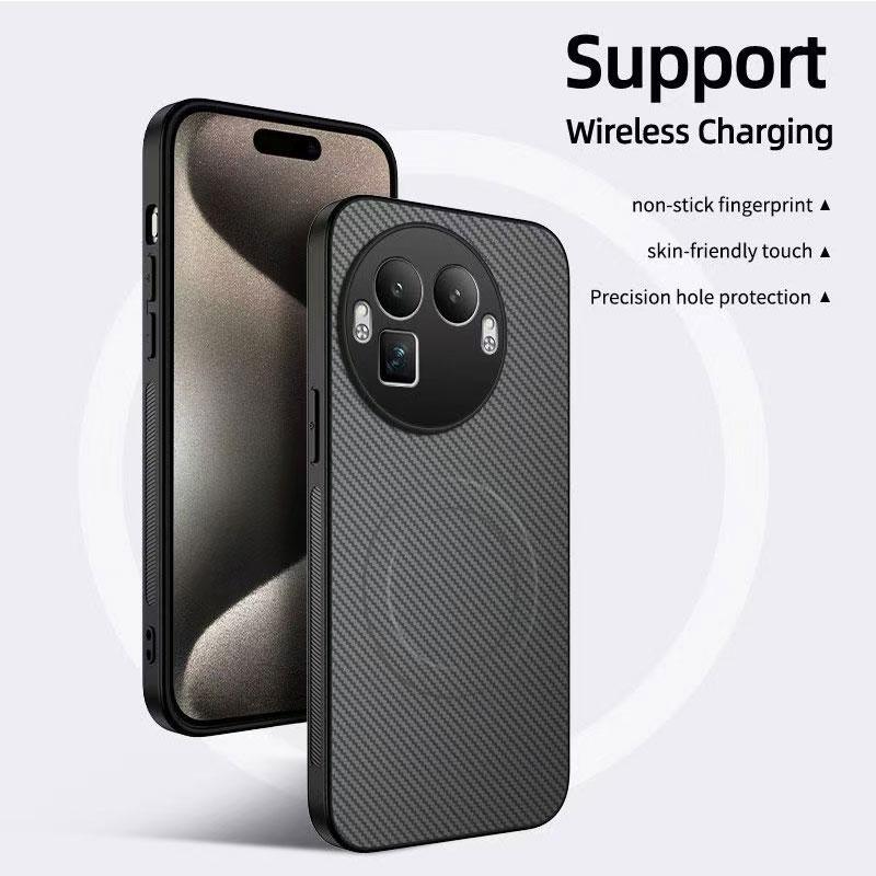 Чехол из углеродного волокна для Realme GT 8 Pro, чехол для телефона с поддержкой беспроводной зарядки для Realme GT8 8pro, жесткий чехол с защитой объектива