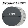 Set of 30 Magic-Type Waterproof Sandpaper Discs for Mirror Finish (5 of Each #800, #1000, #1200, #1500, #2000, #2500)