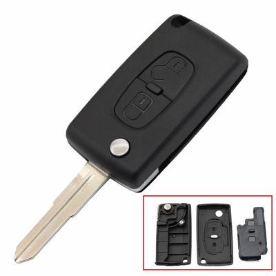 Складной корпус для 2-кнопочного пульта-ключа Peugeot 4007/4008 Citroen C4 MIT11R