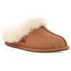 UGG Sheepskin Round Toe Slip-On Casual Flats Women Flats Chestnut 1118981-CHE