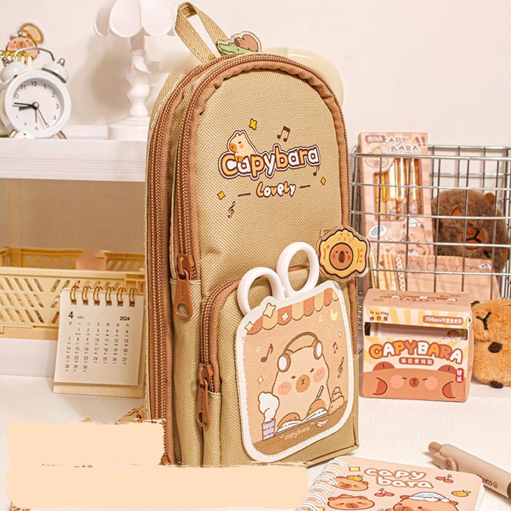 Мультяшные пеналы Capybara сумка для хранения Горячая Распродажа Capybara пенал школьные канцелярские принадлежности