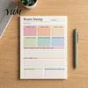 Tear Off Note Pad A5 Brain Dump Planner, Tear-off Daily Task with 50 Priority Organizer Sheet Sheets, Thickened Paper Notepad for Organizing Thoughts