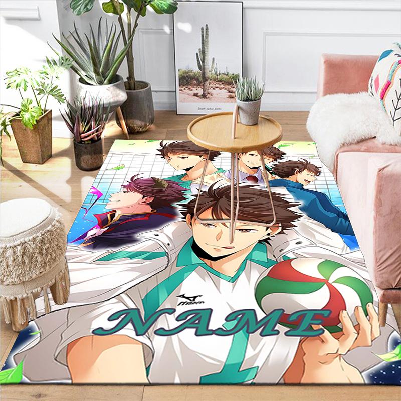 Custom 1Pc Volleyball Dreams Team Rug Office Carpet Indoor Outdoor Entrance Doormat Nonslip Soft And Comfortable Living Room D291599