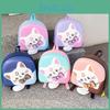 Big Tailed Cat Childrens Backpack Oxford Cloth Eggshell Bag For Kindergarten