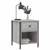 VidaXL Bedside Tables 2 Pcs Sonoma Grey 40x42x50cm Engineered Wood 825940