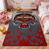 Harley Davidson Skull Fire Carpet Doormat Living Room And Bedroom Mats Art Doormat Office Chair Cushion