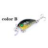 1Pcs 4g 4.5cm Hard Fishing Lure 10# Hook Crank Bait Diving Depth 0.1-0.3m Lake River Fishing Wobblers Carp Fishing Baits