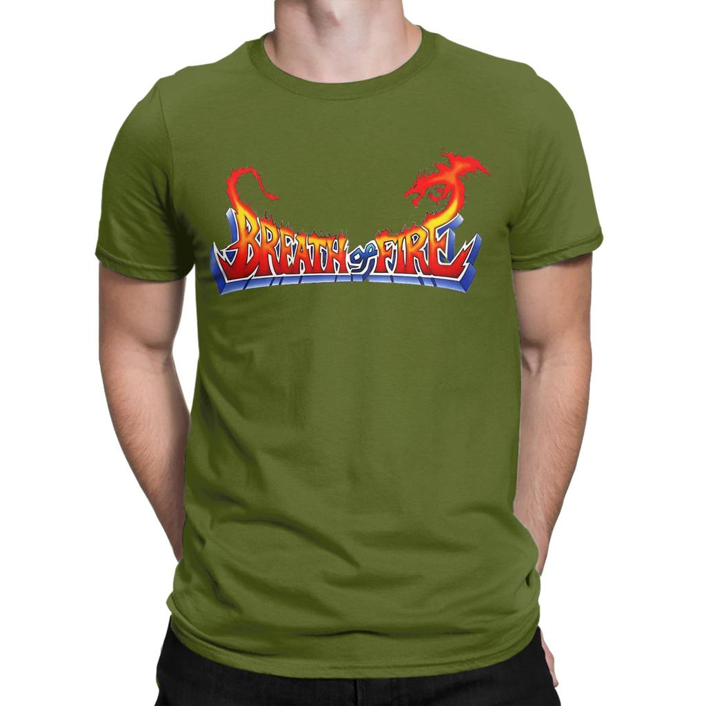 Logo Classic Graphic Funny 100 Cotton Tshirt Breath Of Fire Tees Tops For Unisex