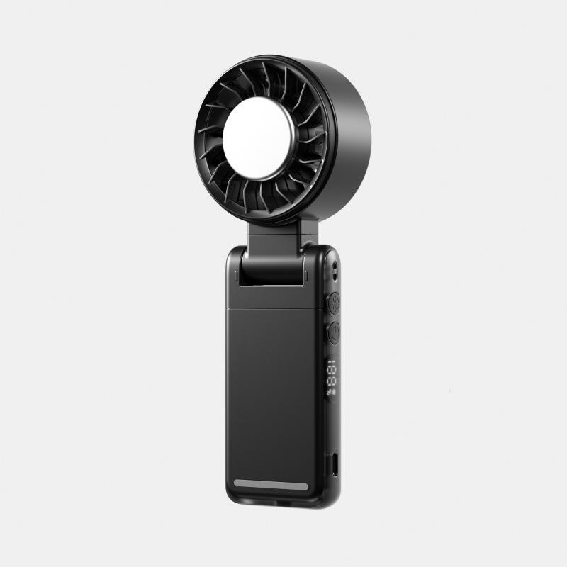 High-Speed 2026 Foldable Turbine Cooling Handheld & Waist-Hanging Mini Fan