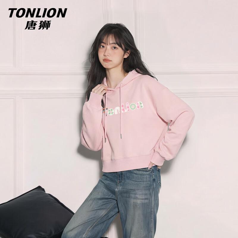 Женская короткая толстовка с капюшоном TonLion