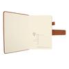 Notebook PU Lther Cover Ribbon Bookmark Ink Proof Thick Paper Ruled Paper Notebook with Pen for   Travel