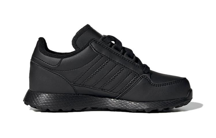 adidas Originals Forest Grove Низкие износостойкие низкие кеды для детей Стильные детские кроссовки Черные Для детей от 3 до 7 лет EG8961
