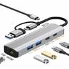5-в-1 док-станция Type-C с Gigabit Ethernet и расширением на несколько портов для ноутбуков