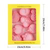 8Pcs Fruit Cookie Embosser Mold 3D Frosting Fondant Plastic Cookie Press Mold