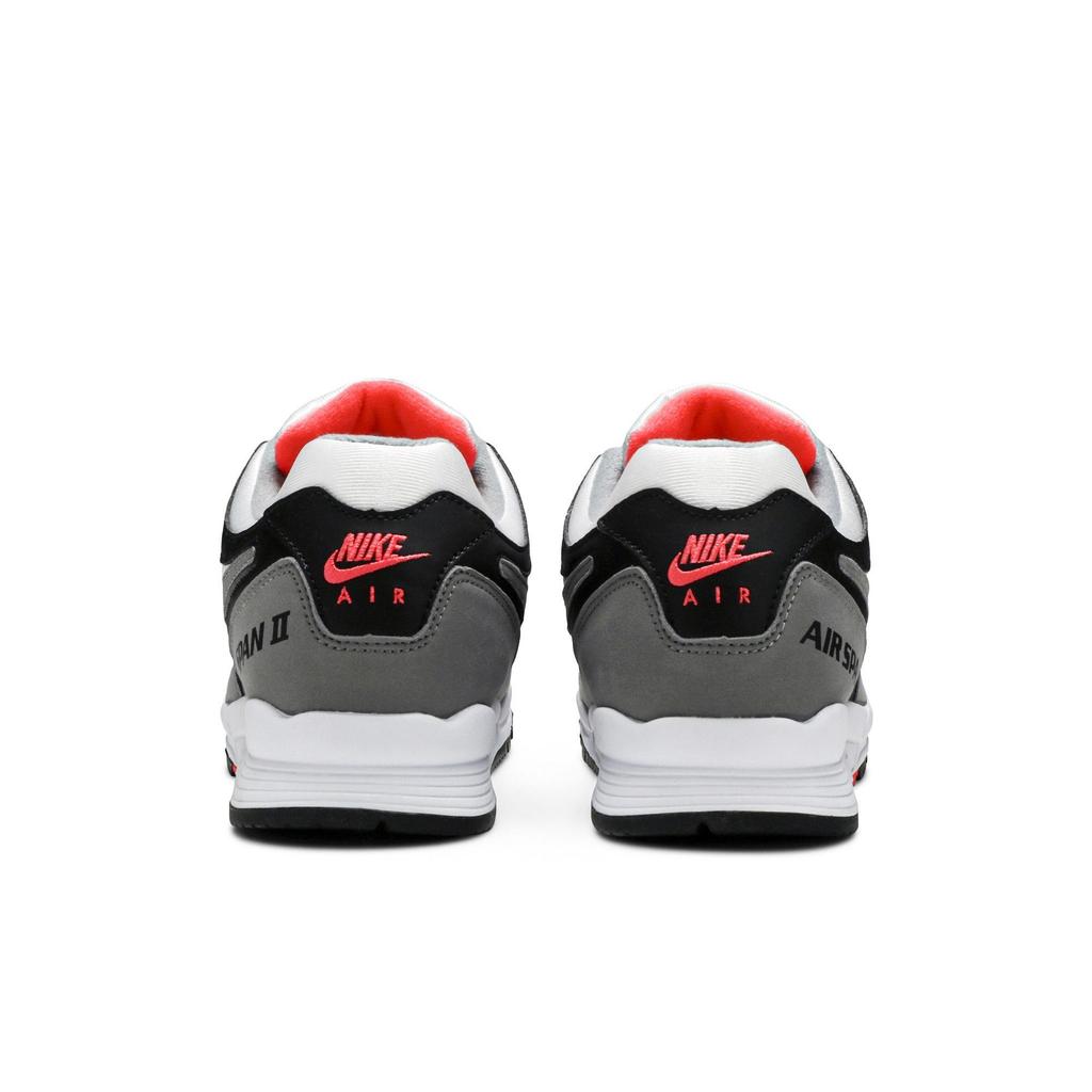Nike Air Span 2 'Горячий коралловый' (унисекс) Повседневная обувь Черный / Пыльно-Солнечно-Красный-Белый AH8047 005