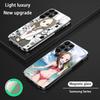 Популярный аниме чехол Takagi для Samsung S25 S24 S23 S22 S21 S20 Plus Ultra Note20, стеклянный магнитный чехол