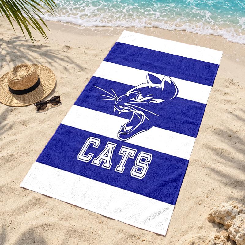 Geelong Cat Microfiber Beach Towel Quick Dry Sand Free Lightweight Beach Towels for Travel Swimming Camping