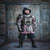 LARP Fantasy Leg Protection / LARP Armor Защита ног / Blackened Dwarf Style Greaves / Steel Armor of Dwarven - Handcrafted